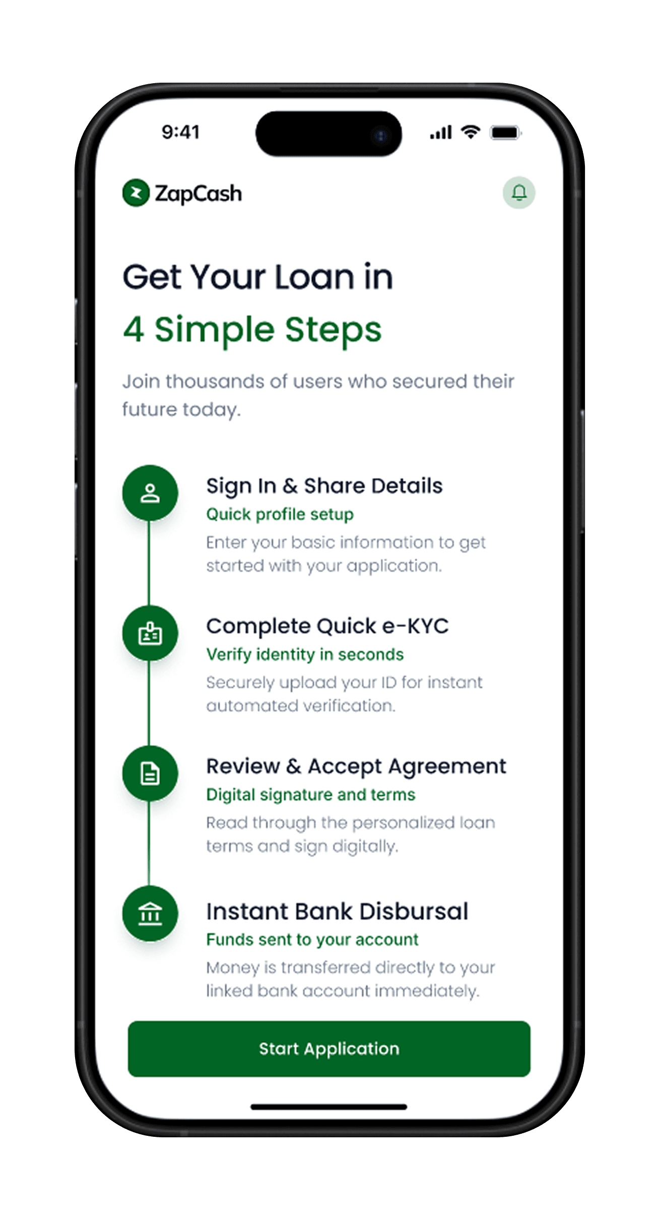 ZapCash app - Get your loan in simple steps